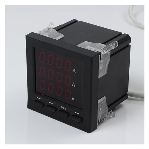 Compteur de puissance triphasé haute précision 96 * 96 à affichage LED LCD - 6