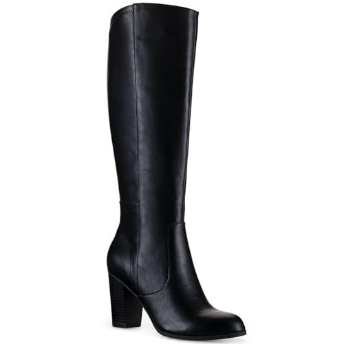 Style & Co. Womens Addyy Leather Tall Knee-High Boots Black 6 Medium (B,M)2