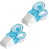 ワンプッシュ式 丸薬収納補助具 お薬取出器 高齢者・握力低下の方に最適 看護師推薦 子供の薬管理にも 旅行・携帯に便利な小型軽量デザイン 衛生対策済み" 【2個セット】薬取り出し器 錠剤取りツール (最大2cm対応) - 非接触・