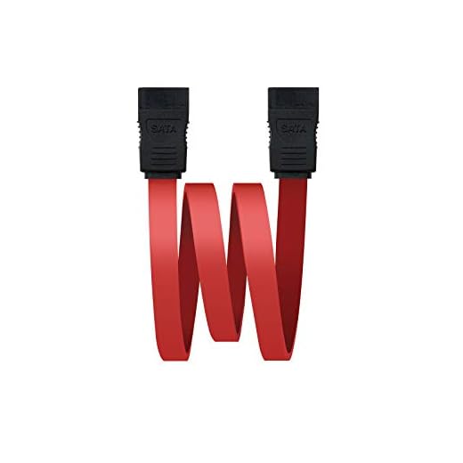 iConnex NanoCable 10.18.0101 - Cable SATA Datos para Disco Duro o Dispositivos con conexión SATA, Rojo, 0.5mts