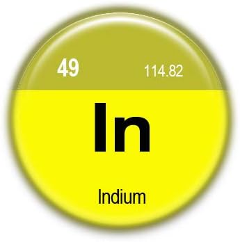 49 Indio Elementos De La Tabla Periodica Pinback Button Badge 1 50 Inch 38mm Amazon Es Oficina Y Papeleria