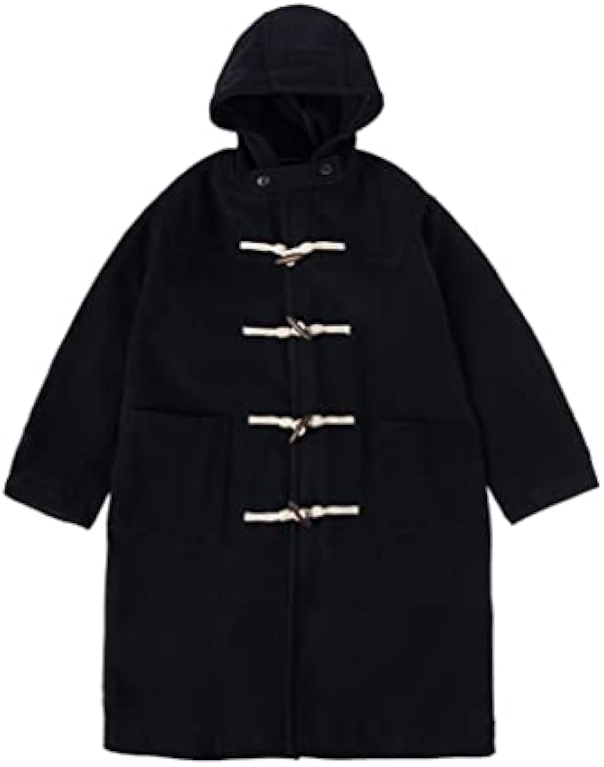 買取 横浜 ロング丈 ラシャコート メンズ ダッフルコート 学生用 アウター フード付き ゆったり おしゃれ 秋冬 防寒 カジュアル ファッション 通学通勤 メルトンコート 冬服 男性用 安い売れ済 Www Littleshopp Com