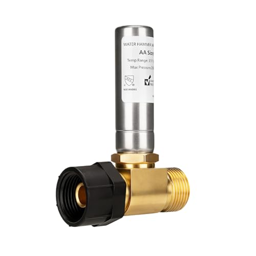 SECKWHALE Stainless Steel Water Hammer Arrestor, 7/8