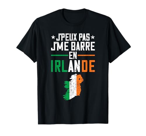 YO Cadeau Pour Un Séjour En Irlande | Voyage Europe Pays T-Shirt Noir Unisexe S Irish-themed T-Shirt