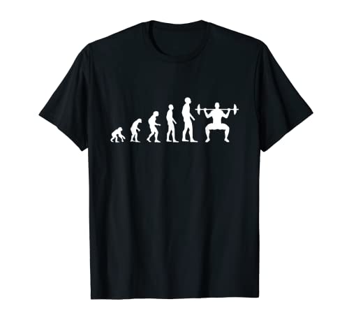 Evolution musculation homme humour muscu idée cadeau muscles T-Shirt