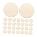 BCOATH 50 Pezzi Spugnette Esfolianti Viso e Corpo in Luffa Naturale Pads Rimuovi Cellule Morte Delicati per Pulizia Struccante e Doccia Multiuso Uomo Donna immagine