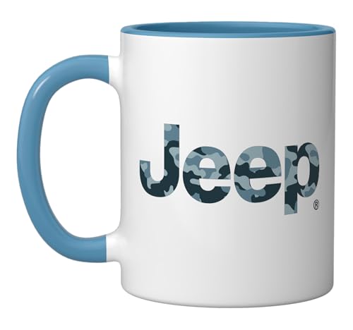 Taza cerámica Jeep Azul camuflaje 11 oz miniatura 1