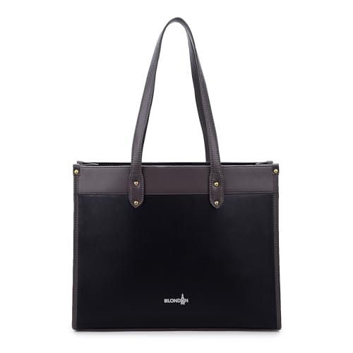 Image of K London Vegan Leather Handbag For Women-Girls | Satchel Bag for Womens | Fit Upto 15 Inch Laptop | Shoulder Bag | Ladies Purse | Tote Bag With Top Double Handle Handbag For Women