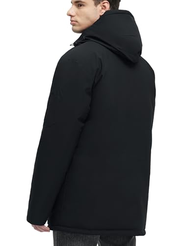 Winter Coats for Men Winter Jackets Waterproof Warm Insulated Thicken Long Down Jacket with Hood3