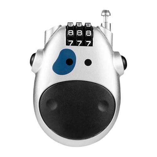 FVDPWYE Snowboard Cable Lock 83cm, 3-Dial, Gray