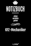 Notizbuch für KFZ-Mechaniker / Auto-Mechaniker / Schrauber: Originelle Geschenk-Idee [120 Seiten liniertes DIN A6 blanko Papier]