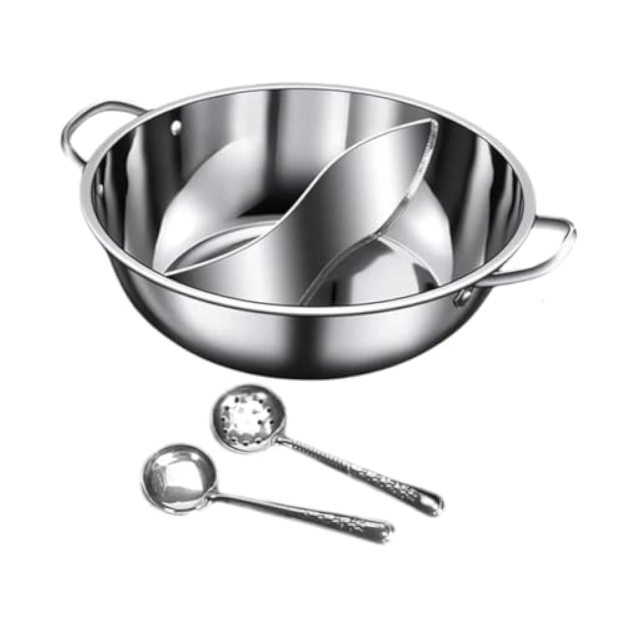 Stainless Steel Double-Sided Pot Set for Parties