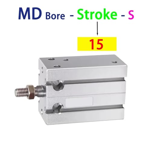 Cylindre pneumatique Stroke 15S pour impression 3D et robot - 2