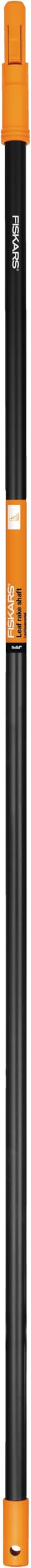 Fiskars Manche pour balais et râteaux de jardin Fiskars Solid, Longueur : 157,5 cm, Aluminium, Noir/Orange, Solid, 1014913