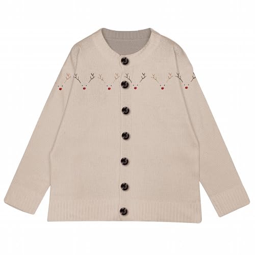 Women's Christmas Ugly Cardigan Sweaters Cute Graphic Knitwear Coat - image 4