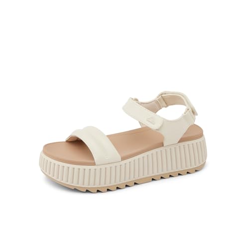 REEF Vista Higher Raya Womens Platform Sandal, Adjustable Straps, Soft Molded Footbed