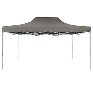 vidaXL Vouwtent Pop-Up 3×4,5 m Antraciet Tuintent Feesttent Partytent Tenten