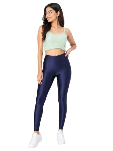 tony max Women Sparkle Finish Shimmer Leggings Ankle Fit Casual Fashion-picture-10