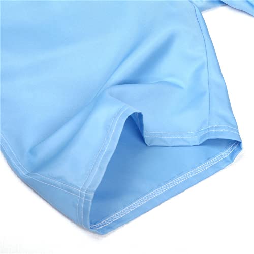 Men's Swim Board Shorts Solid Color Quick Dry Elastic Waistband Swimwear Boxer Shorts Summer Beach Swim Trunks3