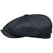 Produktbild Stetson Hatteras Cashmere Check Flatcap - Mütze aus Kaschmirwolle - Karierte Schiebermütze - Handgefertigt in Deutschland - Herren - Herbst/Winter blau 59 cm