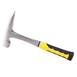 LOKIH Hammer - Entenschnabelhammer Griffmaterial: Gummierter Rutschfester Griff, Gesamtlänge: 29,5 cm, Hammerbreite: 2,Pointed (with Curvature)
