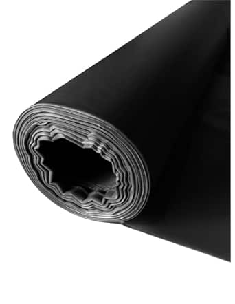 JARDIN202 - Plastico negro de 700 galgas- Ancho 6M - Metro Lineal