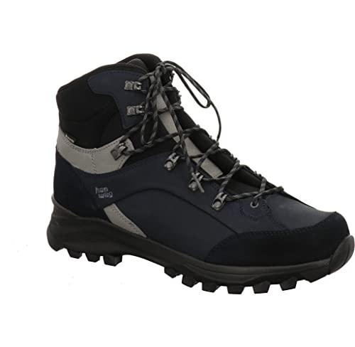 Hanwag M Alta Bunion Ii GTX Blau-Grau - Gore-Tex Halbhoher Leichter Herren Gore-Tex Wanderstiefel, Größe EU 46 - Farb