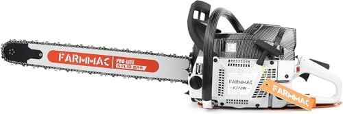 FARMMAC F372W Gas Chainsaw, 71cc 2-Cycle Gasoline Power