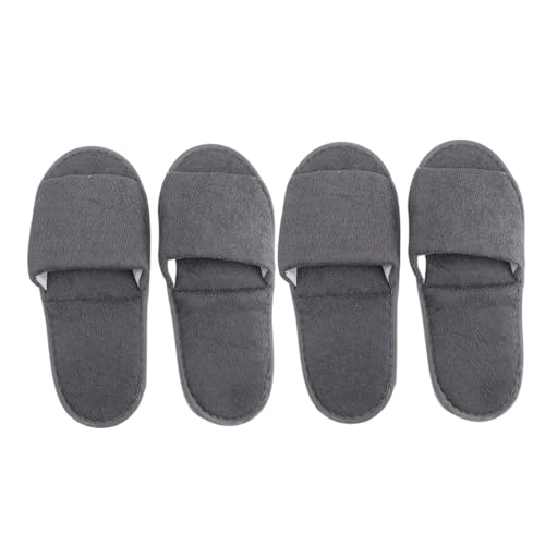 topolenashop Pantofole Ospiti Monouso 2 Paia – Taglia Unica Unisex, Lavabili e Riutilizzabili (grigio, 39/42, Sistema Taglie Calzature EU, Adulto, Numero (range), Media, 39, 42)