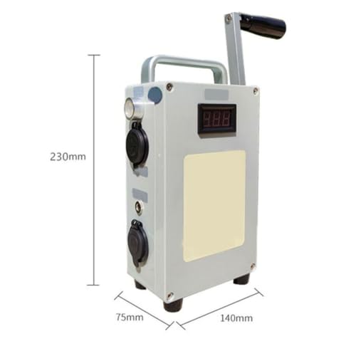 Cargador de emergencia manual al aire libre 30W con manija plegable miniatura 2