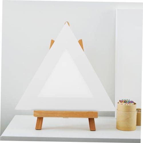 Tablero de lienzo triangular y panel para dibujo resistente de pintura artística 5
