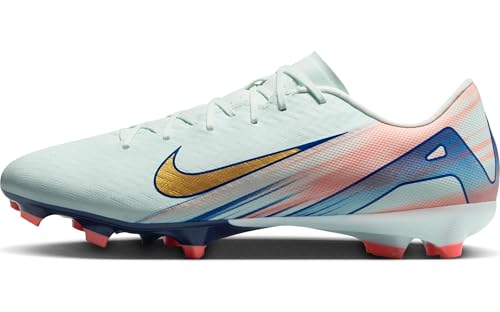 Nike Vapor 16 Academy Mercurial Dream Speed MG Low-Top Soccer Cleats (FZ1388-300, Barely Green/Crimson Pulse/Metallic Gold Coin) - Main Image