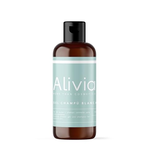 Mejor Gel de Ducha Natural: Alternativas sin Sulfatos ni Parabenos para una Piel Saludable Alivia Cosmetics - Gel Ducha y Champú Sin Sulfatos ni Parabenos, Enriquecido con Aloe Vera y Caléndula para el Cuidado Diario Pieles Sensibles y Delicadas. 250 ml.