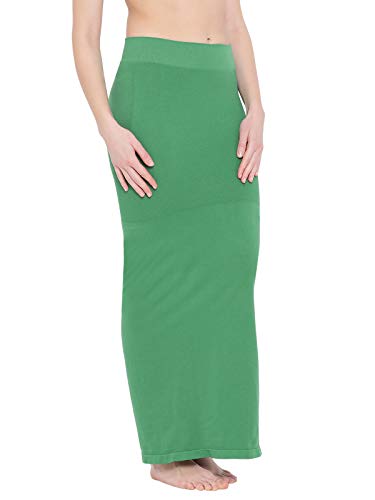 Image of Clovia Women's Petticoat Style Saree Shapewear with Side Slit in Violet