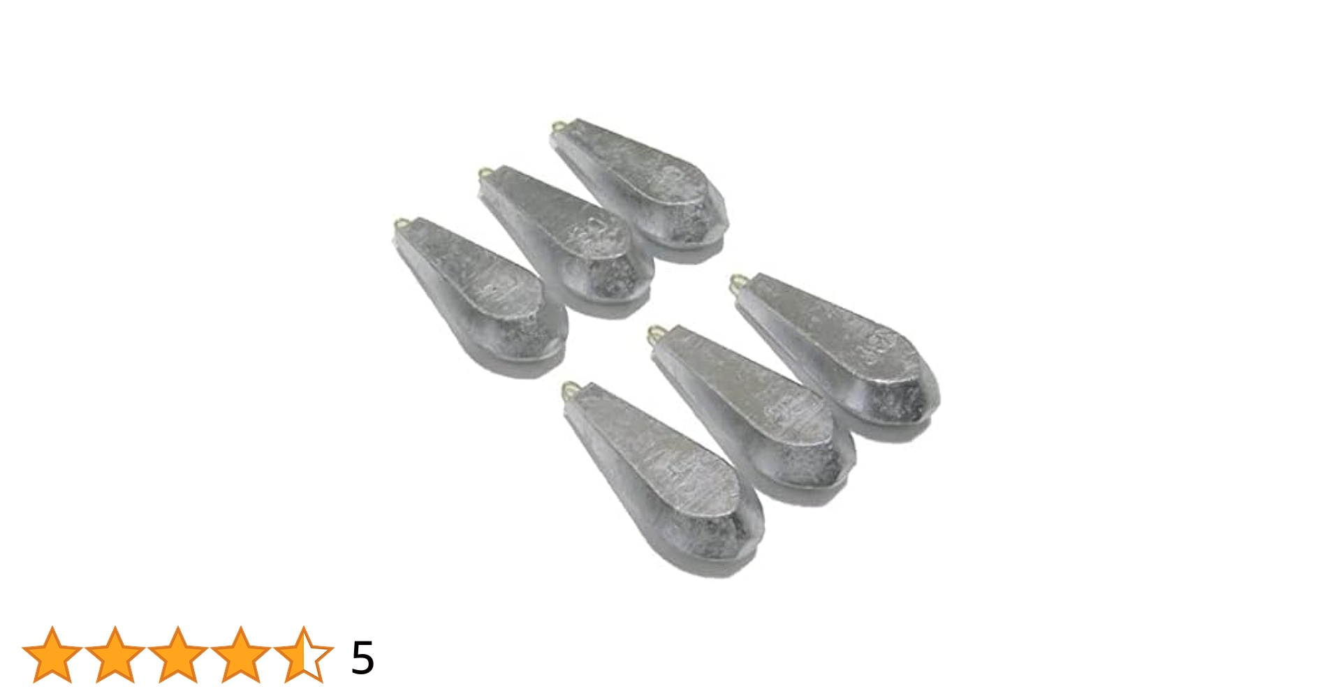 Amazon | 釣り用オモリ シンカー 【40号 24個】 セット (約4.0kg