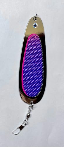 Kokanee Dodger: uv Purple Scale/Nickel
