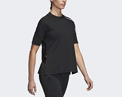 Adidas W Zne Tee, T-Shirt Donna, Black, M