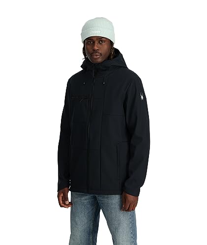 Veste softshell Spyder S pour homme vêtement de sport technique noir