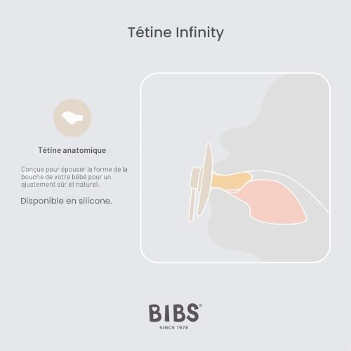 BIBS Infinity Size 1: 0+ months tétine Blossom / Dusky 2 pcs - vue 4