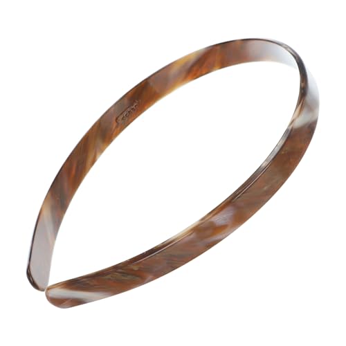 Brown Headband for Women, France Luxe 1/2" Ultracomfort, Flexible Fit