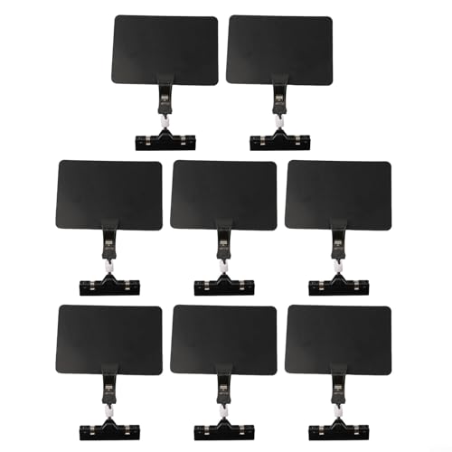 Helilyco 8 juegos de mini letreros de pizarra con clips para tiendas minoristas, etiquetas de alimentos, señalización de descuento, pizarra para aperitivos y frutas - imagen 2