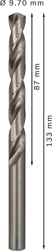 Bosch 5x PRO Metal HSS-G Spiralbohrer, 9,7 x 87 x 133 mm, 5-tlg. – Ansicht 3