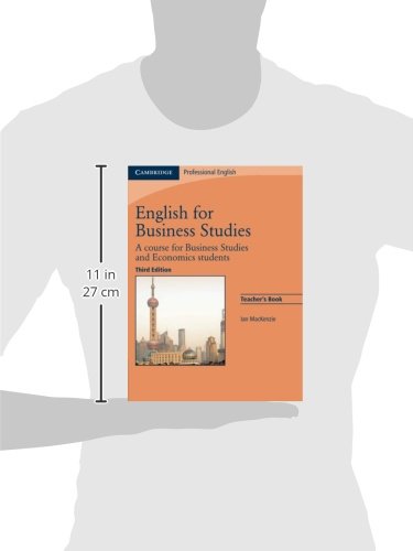 English for Business Studies Teacher's Book: A Course for Business Studies and Economics Students