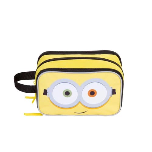 Estojo Especial 3 Compartimentos Minions X - Colorido
