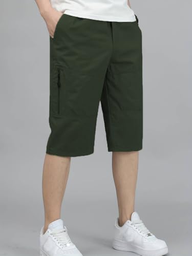 Image of TAGDO Men's Solid Cotton Shorts | Shorts Pant for Men | Shorts for Men (2003)
