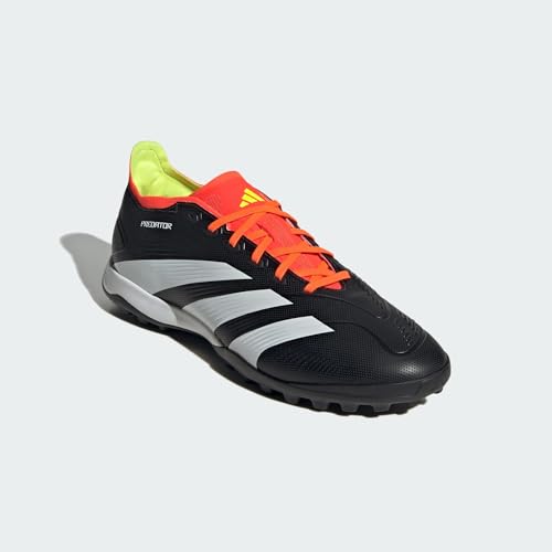 adidas Tênis masculino, Core Black Cloud White Solar Red, 9.5 Women/8.5 Men