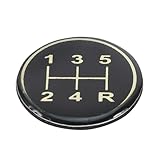 KOCKSHION Autocollant pour Levier de Vitesse Manuel 5 Vitesses, Matériau Époxy Solide, Protection Antirayures pour Pommeau de Levier, Décoration Intérieure Voiture, Couleur Aléatoire