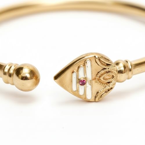 Image of Unisex panchaloha /Impon /Five metal bracelet /kaapu /kada - Vel & Balls | Balls vel kaappu