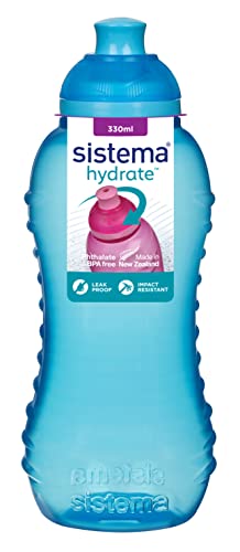 Twist 'n' Sip 无 BPA 水瓶,多种颜色,330 毫升