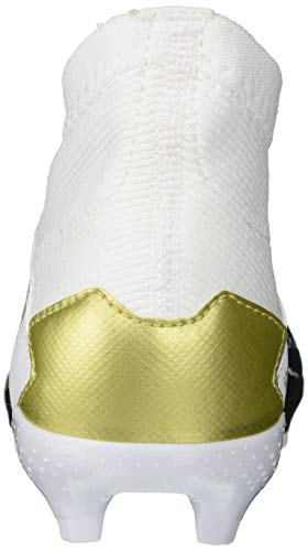 Adidas Boys Firm Ground Predator 20.3 Soccer Shoe, White/Gold Metallic/Black, 5.5 Little Kid Us #TOP2